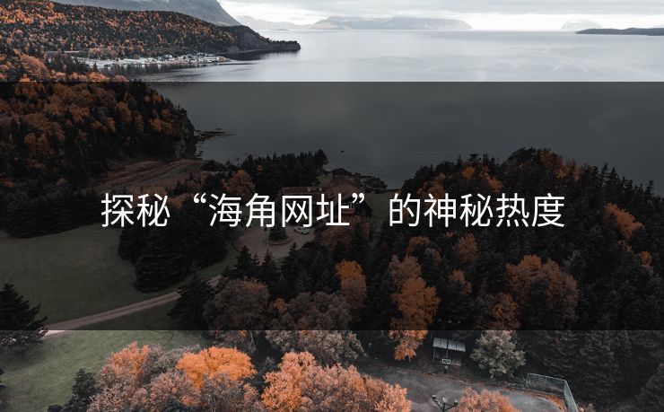探秘“海角网址”的神秘热度