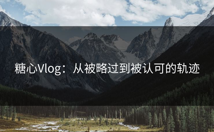 糖心Vlog：从被略过到被认可的轨迹
